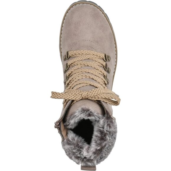 Cliffs By White Mountain Womens Comfort Primed Lace up Boots Taupe Size 8.5M NWD - Picture 8 of 10